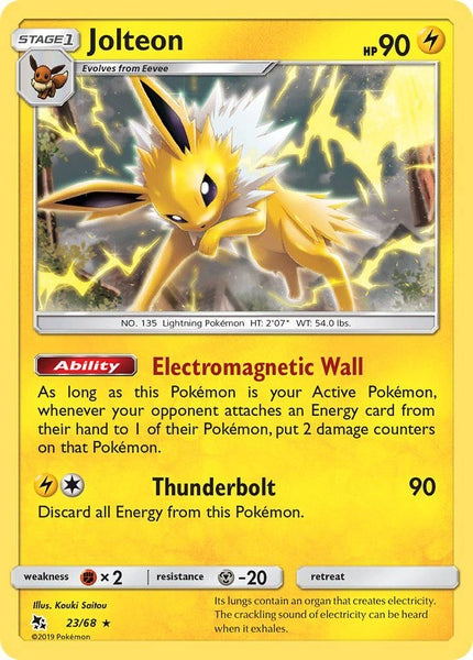 23/ 68 Jolteon - Rare - Collectible Madness