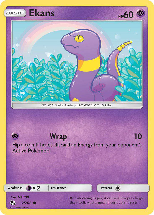 25/ 68 Ekans - Common Reverse Holo - Collectible Madness