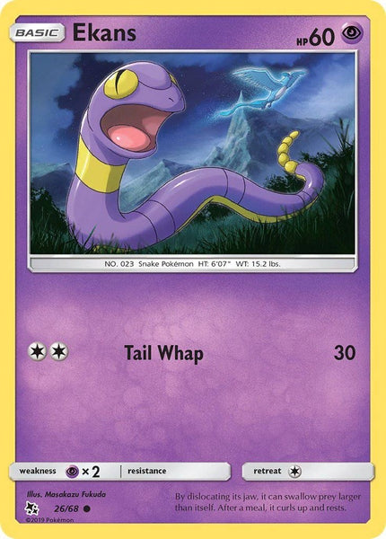 26/ 68 Ekans - Common Reverse Holo - Collectible Madness