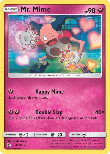 43/ 68 Mr. Mime - Rare - Collectible Madness