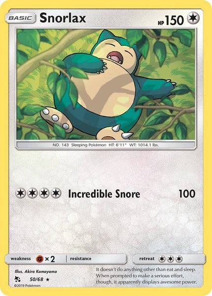 50/ 68 Snorlax - Rare - Collectible Madness