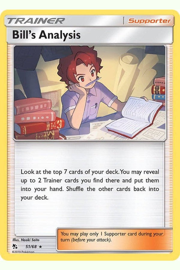51/ 68 Bill‚Äôs Analysis - Rare Reverse Holo - Collectible Madness