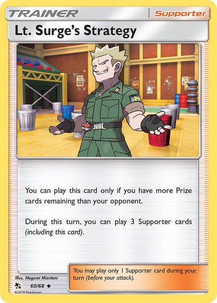 60/ 68 Lt. Surge’s Strategy - Uncommon Reverse Holo - Collectible Madness