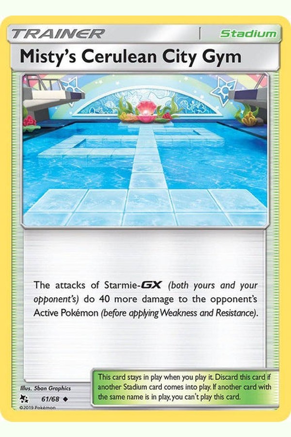 61/ 68 Misty‚Äôs Cerulean City Gym - Uncommon - Collectible Madness