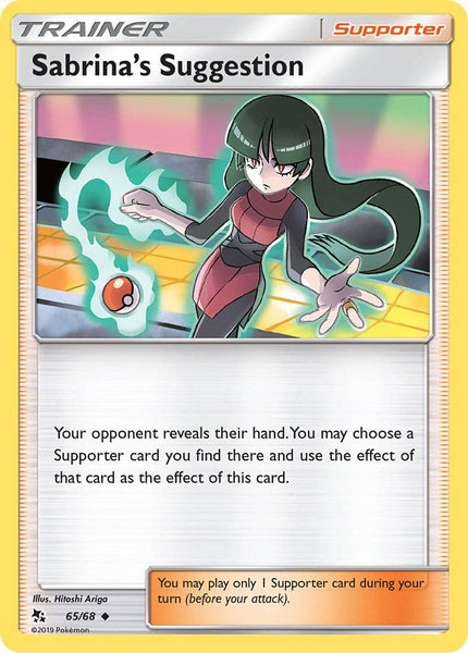 65/ 68 Sabrina’s Suggestion - Uncommon Reverse Holo - Collectible Madness