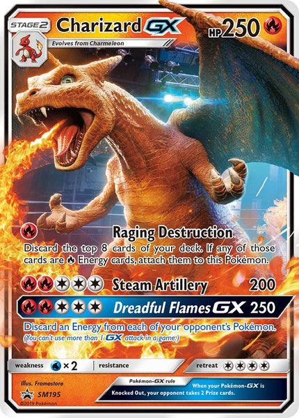 SM195 - Sun & Moon Promo - Charizard GX - Collectible Madness