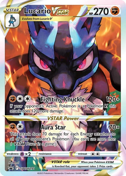 SWSH291 Lucario Vstar - Collectible Madness