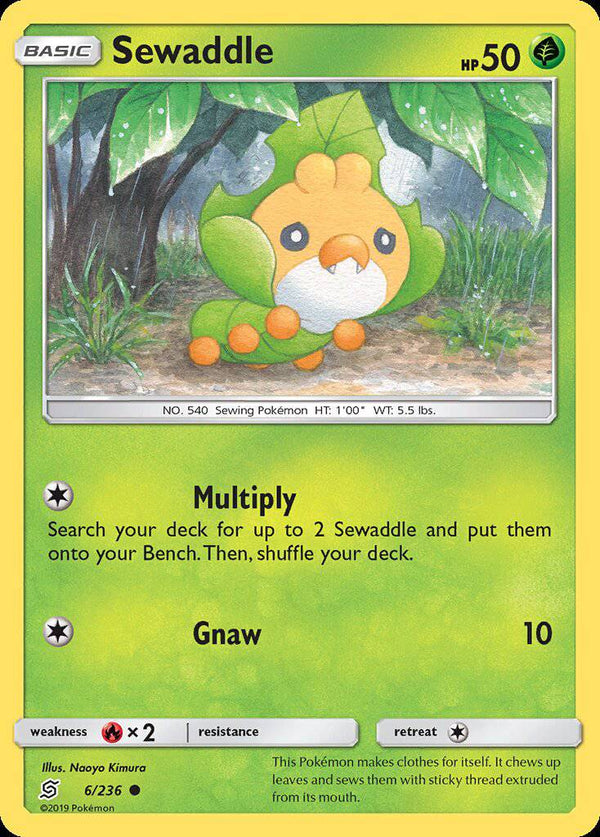 006/ 236 Sewaddle - Common - Collectible Madness