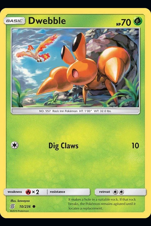 010/ 236 Dwebble - Common - Collectible Madness