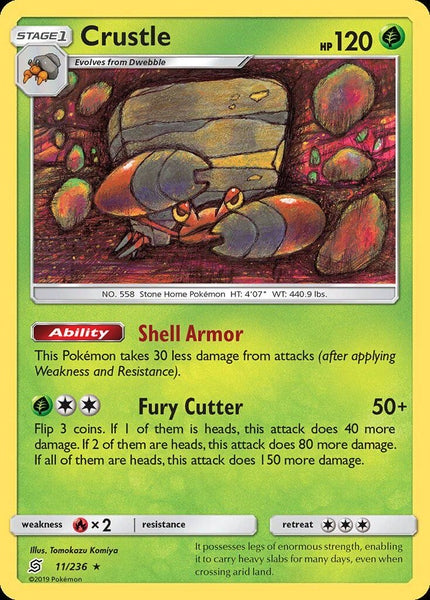 011/ 236 Crustle - Rare - Collectible Madness