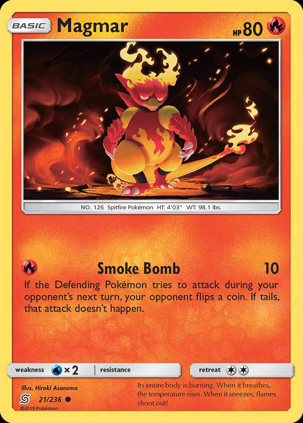 021/ 236 Magmar - Common - Collectible Madness