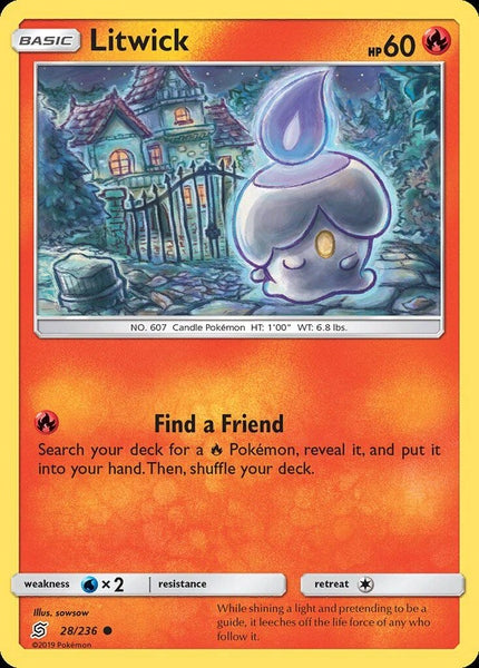 028/ 236 Litwick - Common - Collectible Madness