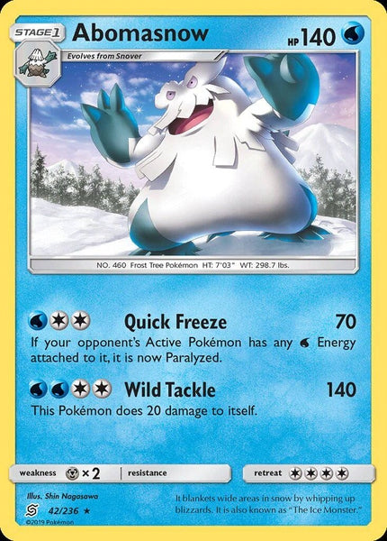 042/ 236 Abomasnow - Rare - Collectible Madness
