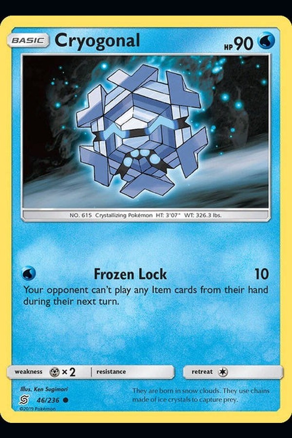 046/ 236 Cryogonal - Common - Collectible Madness
