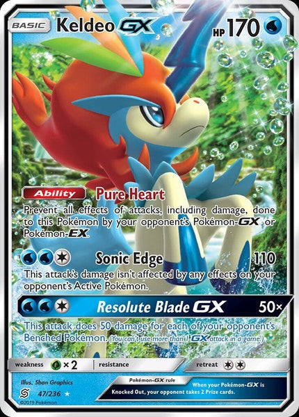 047/ 236 Keldeo-GX - Ultra Rare - Collectible Madness