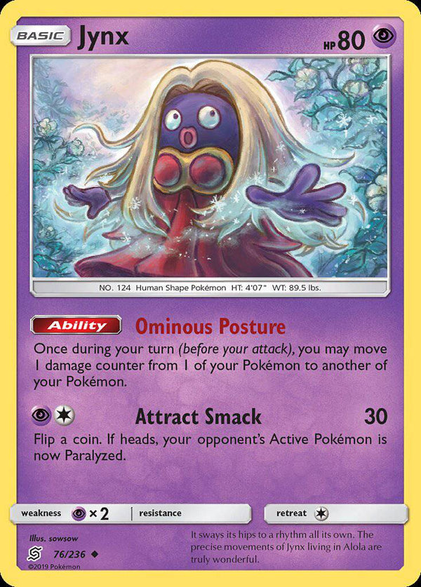 076/ 236 Jynx - Uncommon - Collectible Madness