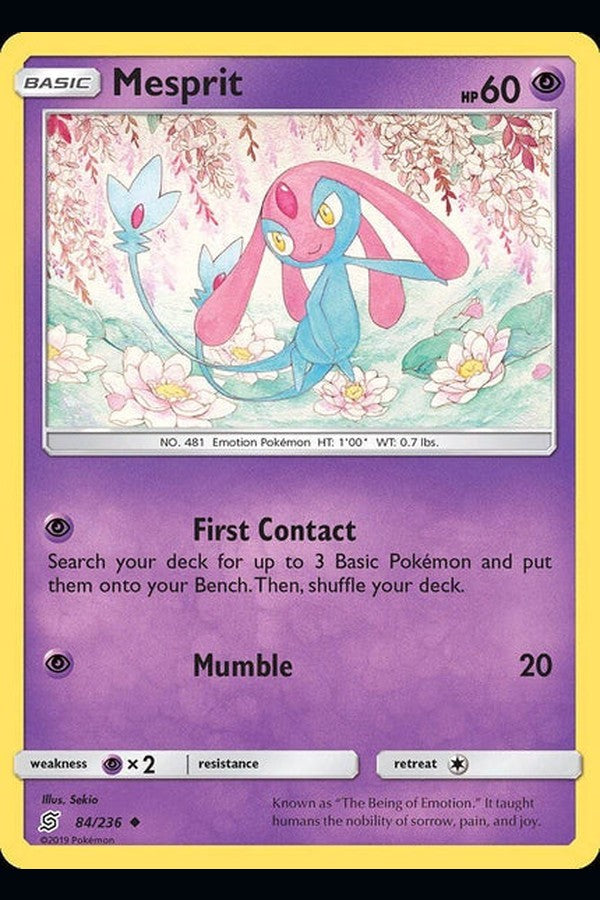 084/ 236 Mesprit - Uncommon Reverse Holo - Collectible Madness