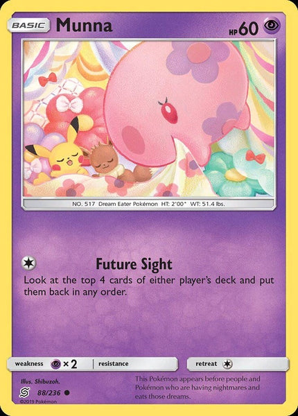088/ 236 Munna - Common Reverse Holo - Collectible Madness