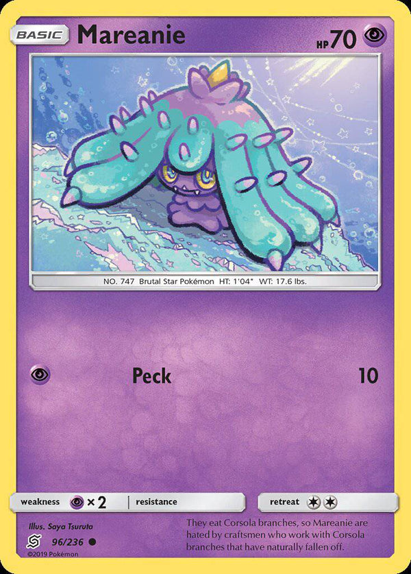 096/ 236 Mareanie - Common - Collectible Madness