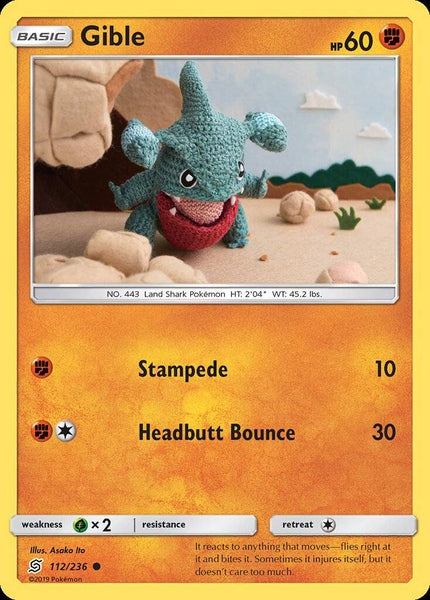 112/ 236 Gible - Common Reverse Holo - Collectible Madness