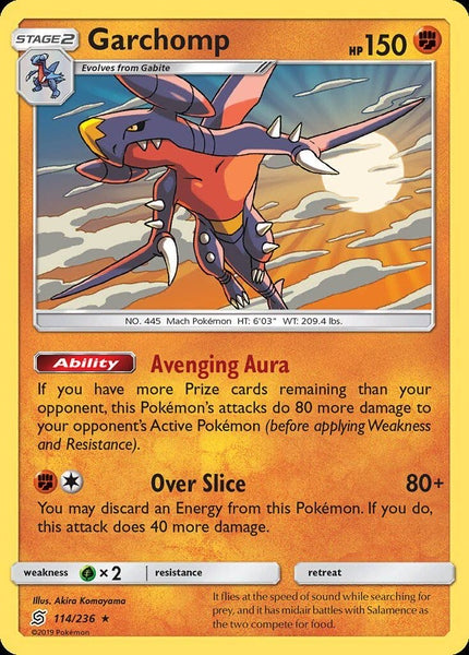 114/ 236 Garchomp - Holo Rare Reverse Holo - Collectible Madness