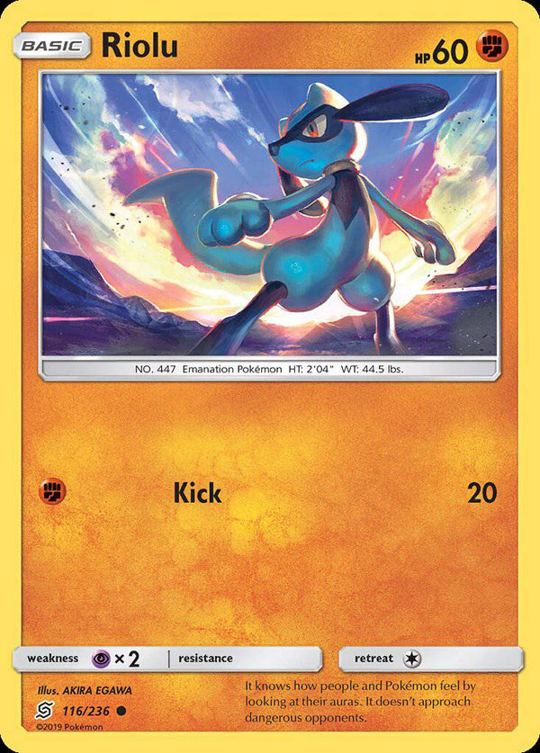 116/ 236 Riolu - Common - Collectible Madness