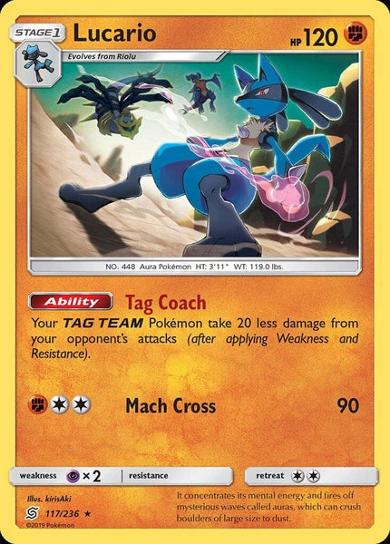 117/ 236 Lucario - Rare - Collectible Madness