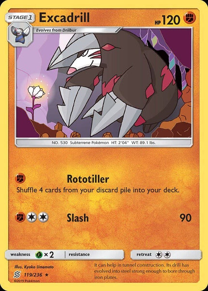 119/ 236 Excadrill - Rare - Collectible Madness