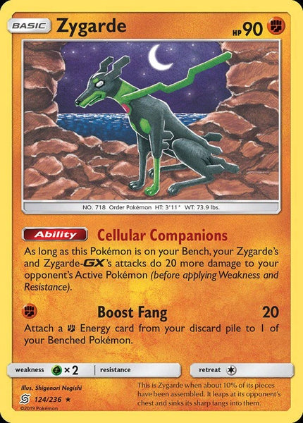 124/ 236 Zygarde - Rare - Collectible Madness