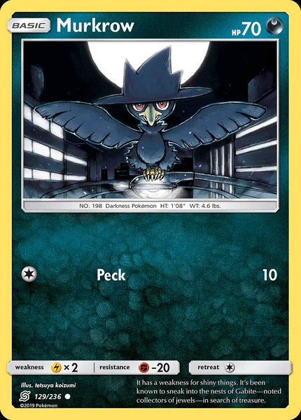 129/ 236 Murkrow - Common - Collectible Madness