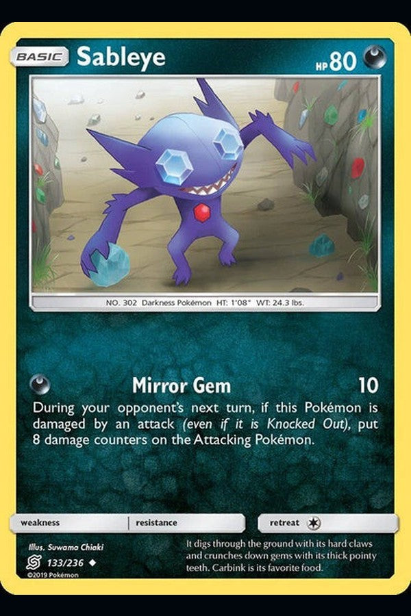 133/ 236 Sableye - Uncommon - Collectible Madness