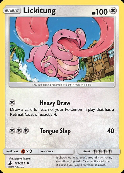 161/ 236 Lickitung - Common Reverse Holo - Collectible Madness