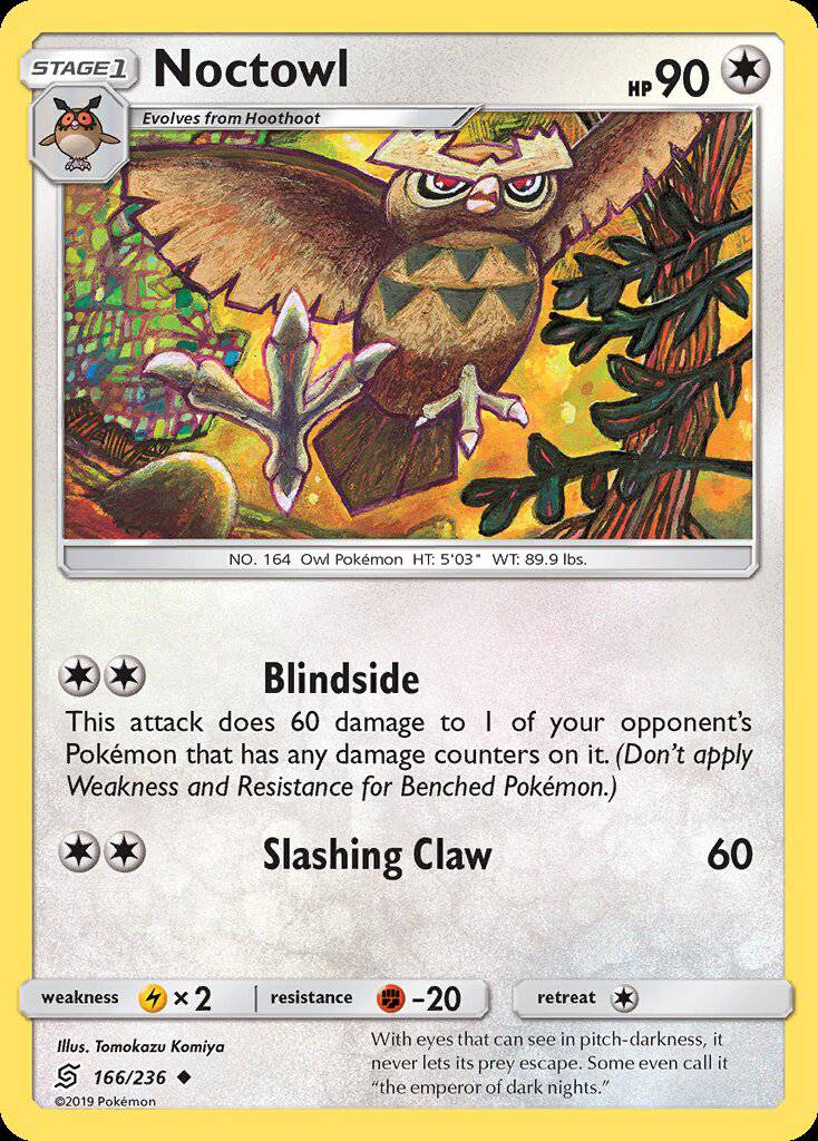 166/ 236 Noctowl - Uncommon - Collectible Madness