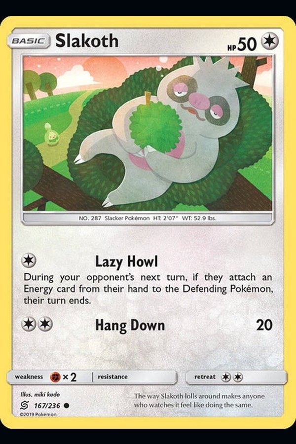 167/ 236 Slakoth - Common - Collectible Madness