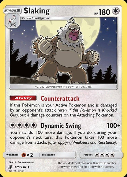 170/ 236 Slaking - Holo Rare - Collectible Madness