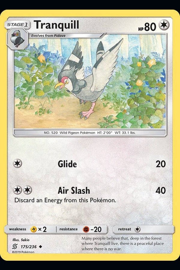 175/ 236 Tranquill - Uncommon Reverse Holo - Collectible Madness