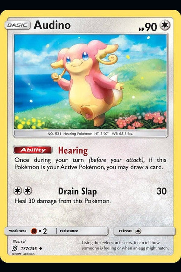 177/ 236 Audino - Uncommon - Collectible Madness