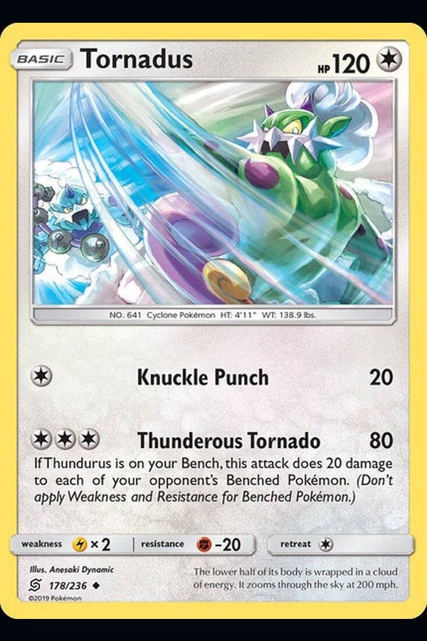 178/ 236 Tornadus - Uncommon - Collectible Madness