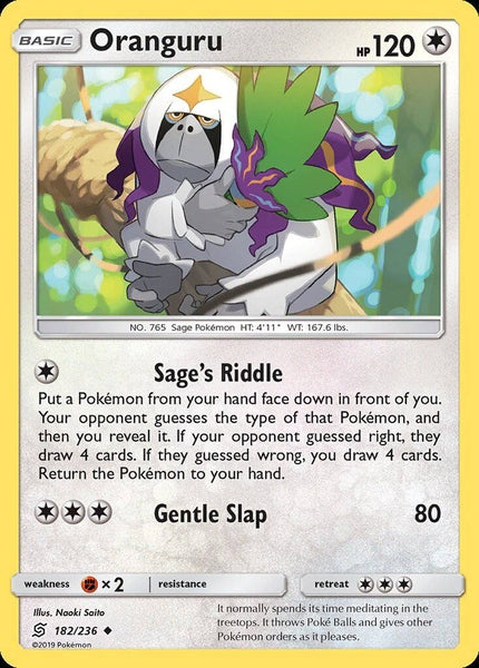 182/ 236 Oranguru - Uncommon - Collectible Madness