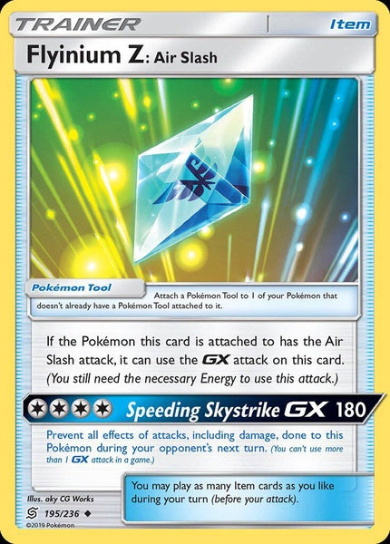 195/ 236 Flyinium Z: Air Slash - Uncommon - Collectible Madness