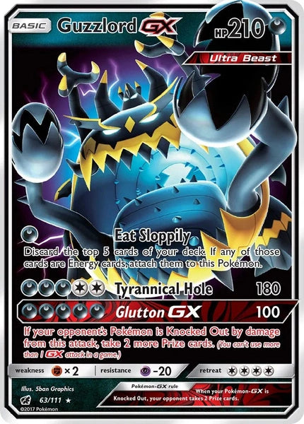 063 / 111 Guzzlord-GX - Ultra Rare - Collectible Madness