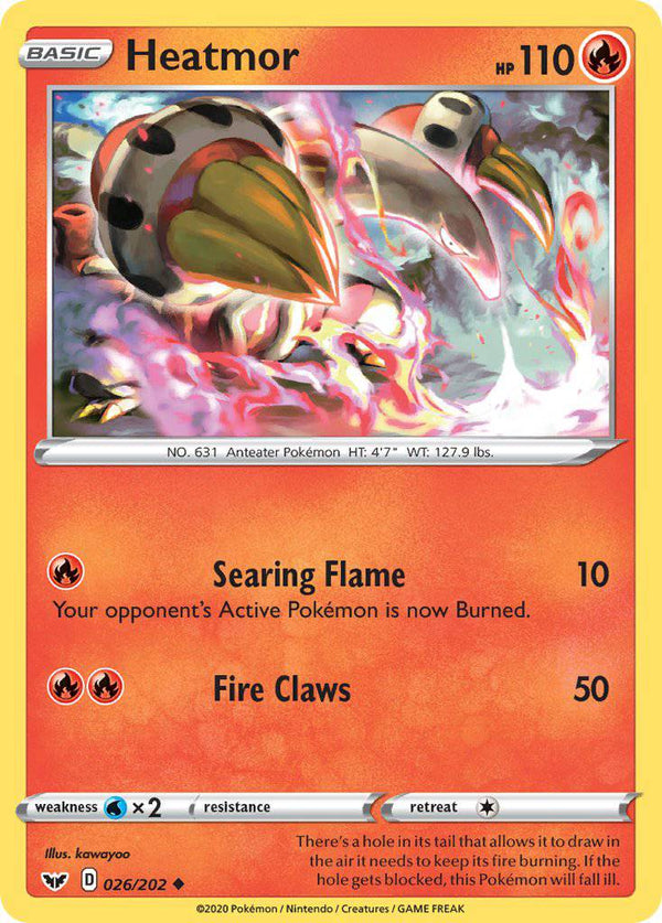 026 / 202 Heatmor - Uncommon Reverse Holo - Collectible Madness