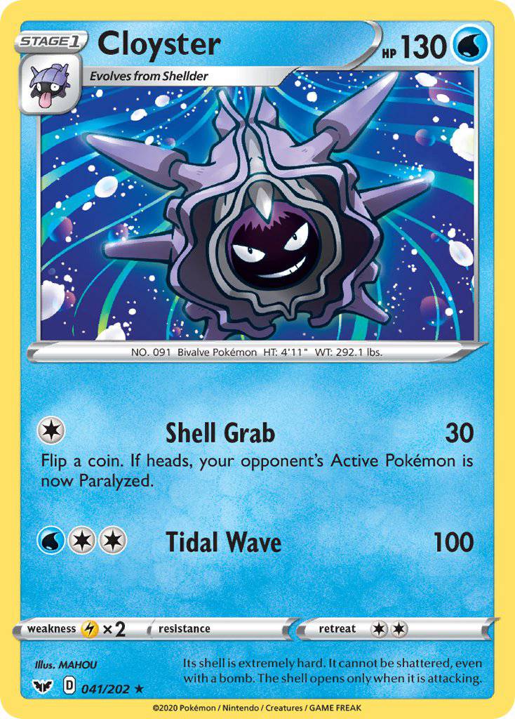 041 / 202 Cloyster - Rare - Collectible Madness