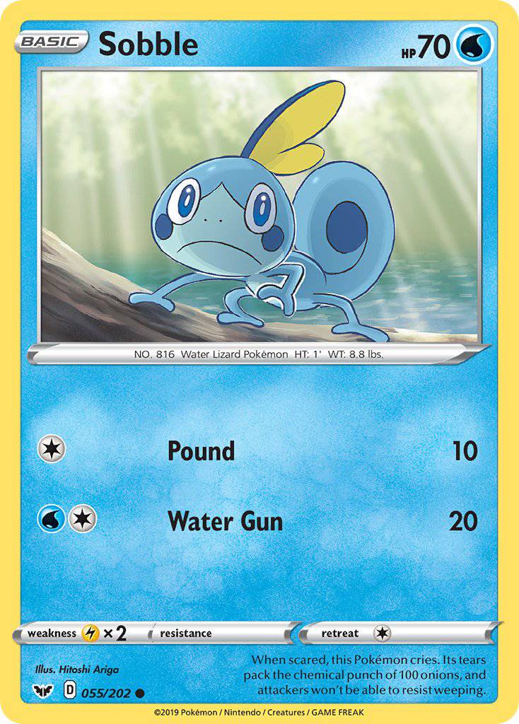 055 / 202 Sobble - Common - Collectible Madness