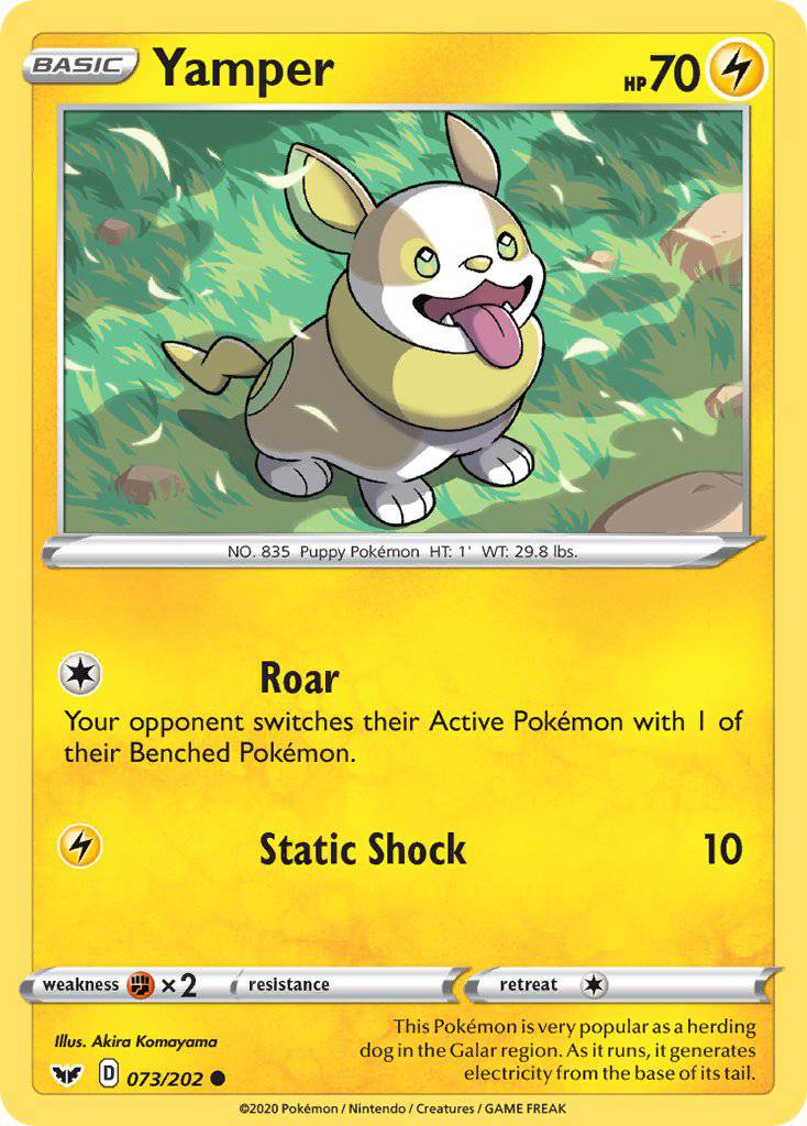 073 / 202 Yamper - Common - Collectible Madness