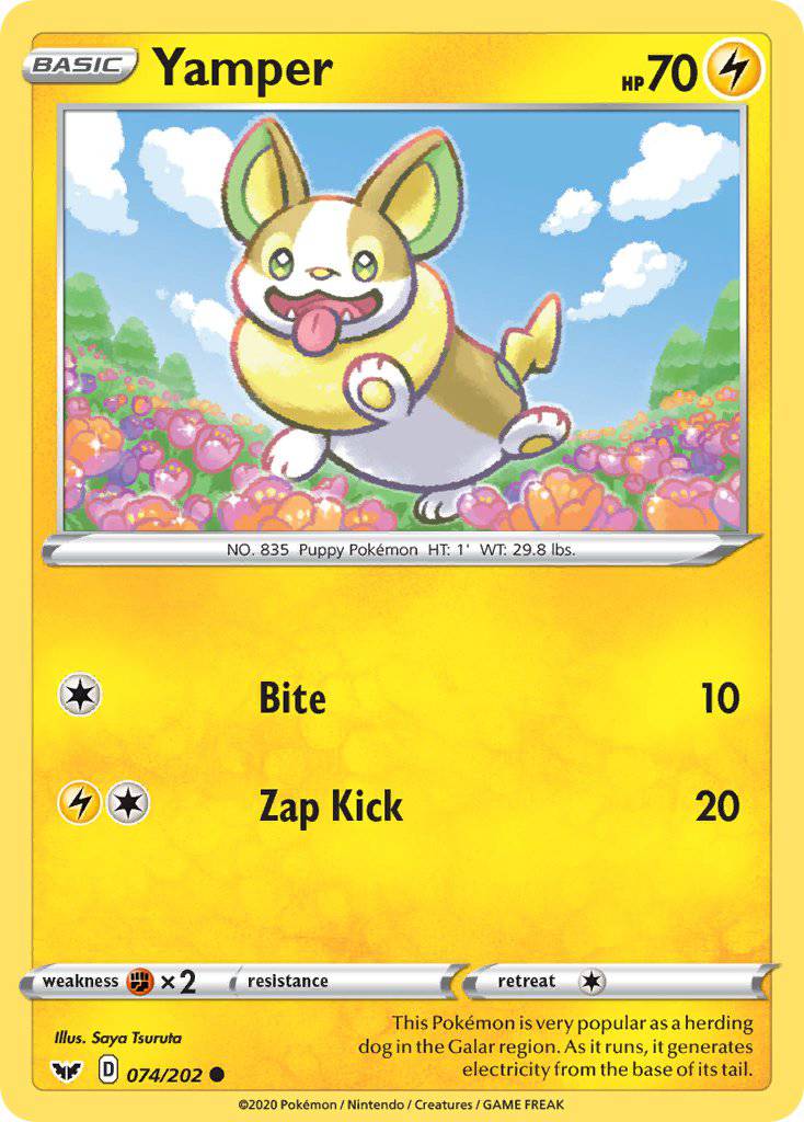 074 / 202 Yamper - Common - Collectible Madness