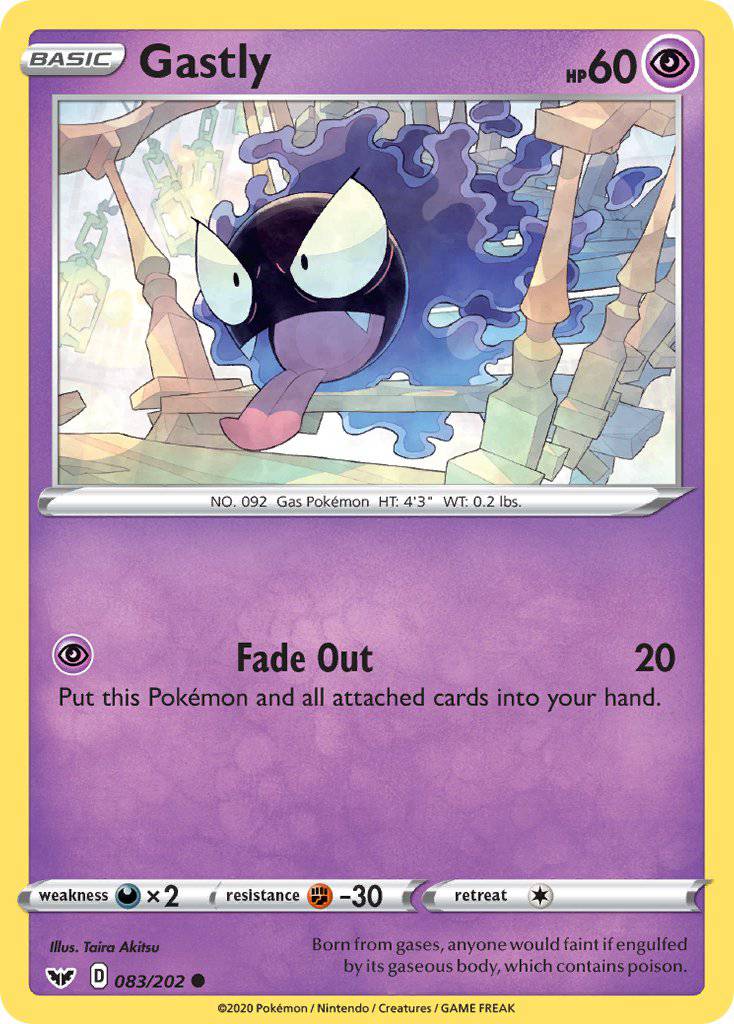 083 / 202 Gastly - Common - Collectible Madness