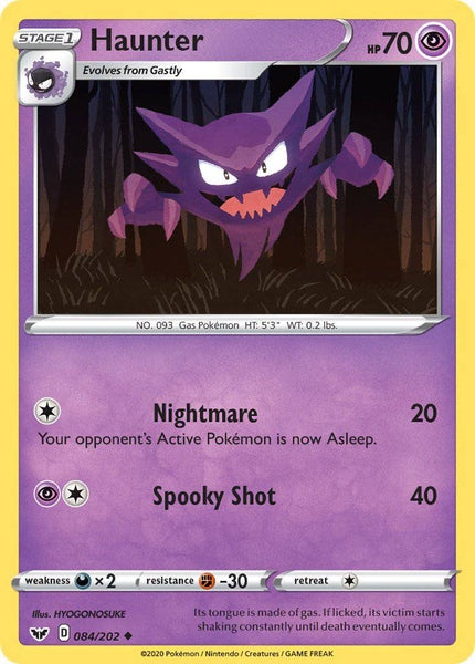 084 / 202 Haunter - Uncommon - Collectible Madness