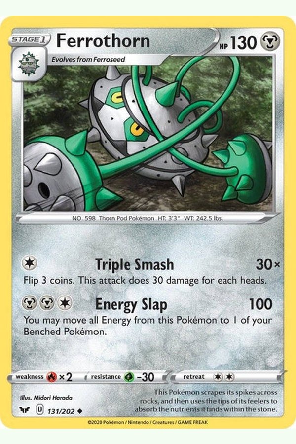 131 / 202 Ferrothorn - Uncommon - Collectible Madness