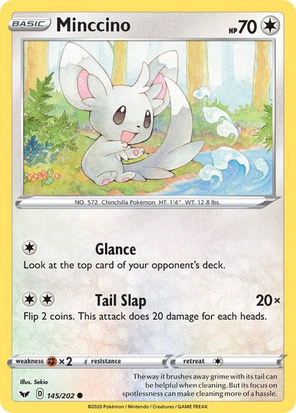 145 / 202 Minccino - Common - Collectible Madness